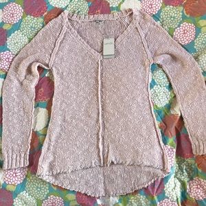 Lemon soft pink sweater